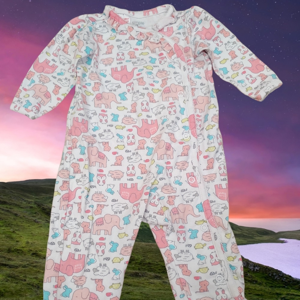 #1062 animal sleeper 3-6 months